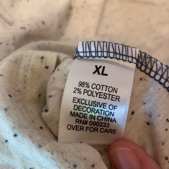 Navy and Cream Color Block 3/4 Sleeve - Picture 4 of 4